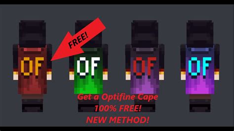 optifine free cape no donate.